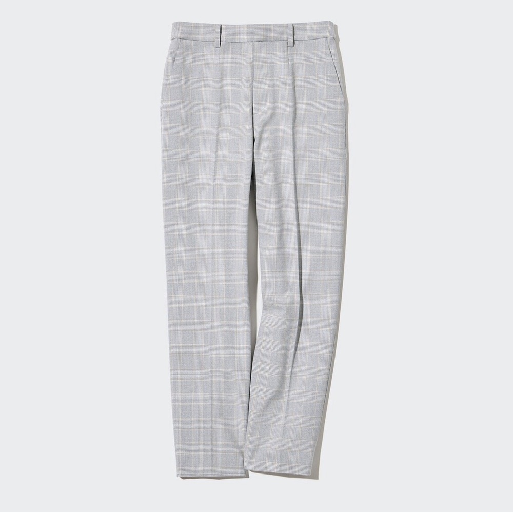 Uniqlo Smart Ankle Pant Trouser (2-Way Stretch Glen-Check)